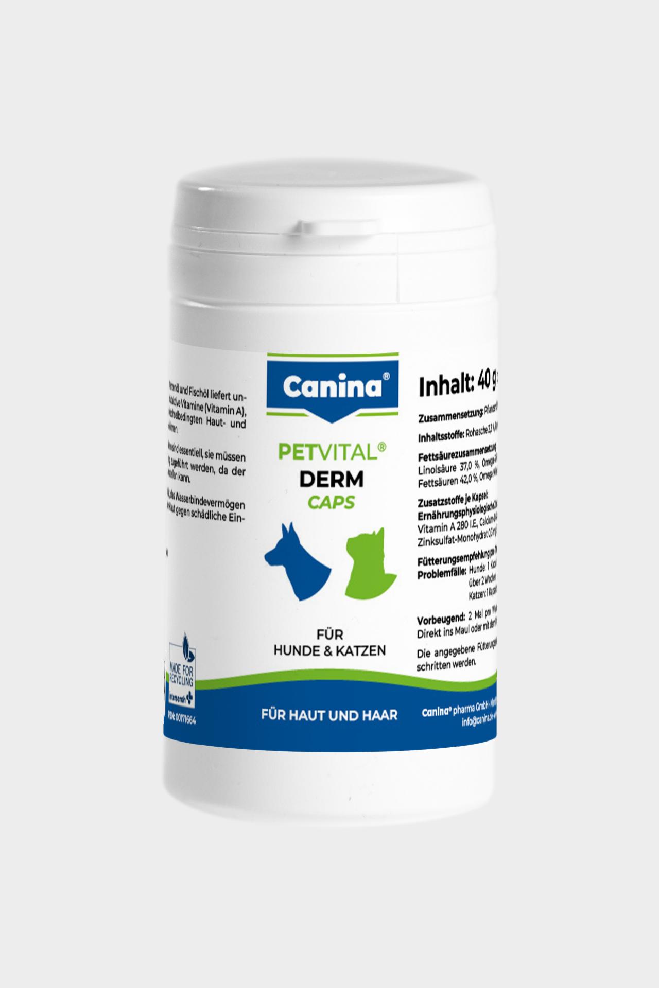 Canina PETVITAL Derm-Kapseln 40g
