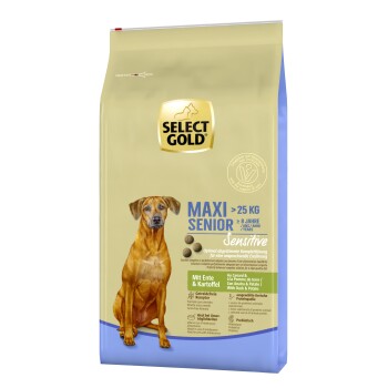 SELECT GOLD Sensitive Senior Maxi Ente und Kartoffel 12 kg