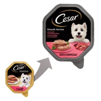 Cesar Klassiker 14x150g Kalb und Geflügel