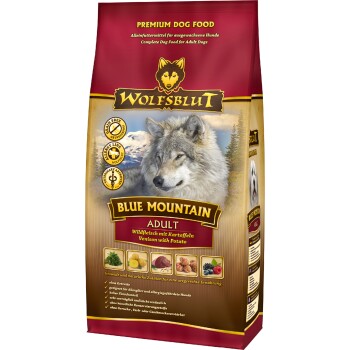 WOLFSBLUT Blue Mountain Wildfleisch mit Kartoffeln 2 kg