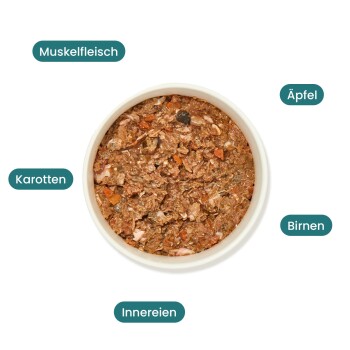 haustierkost.de BARF Komfort PLUS Lachs Frostfutter 12 x 500 g