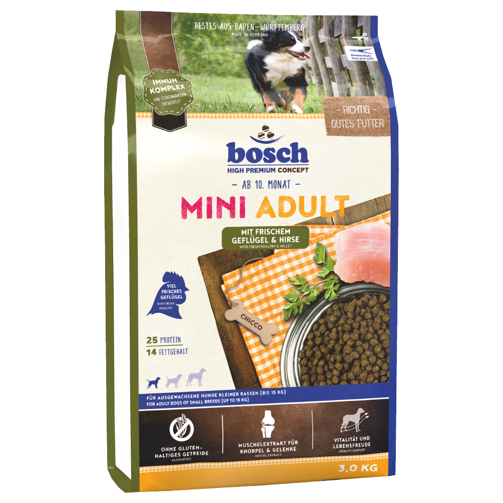bosch Mini Adult Geflügel und Hirse 3 kg