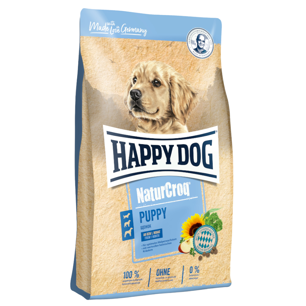 HAPPY DOG NaturCroq Trockenfutter Hund Puppy 15 kg