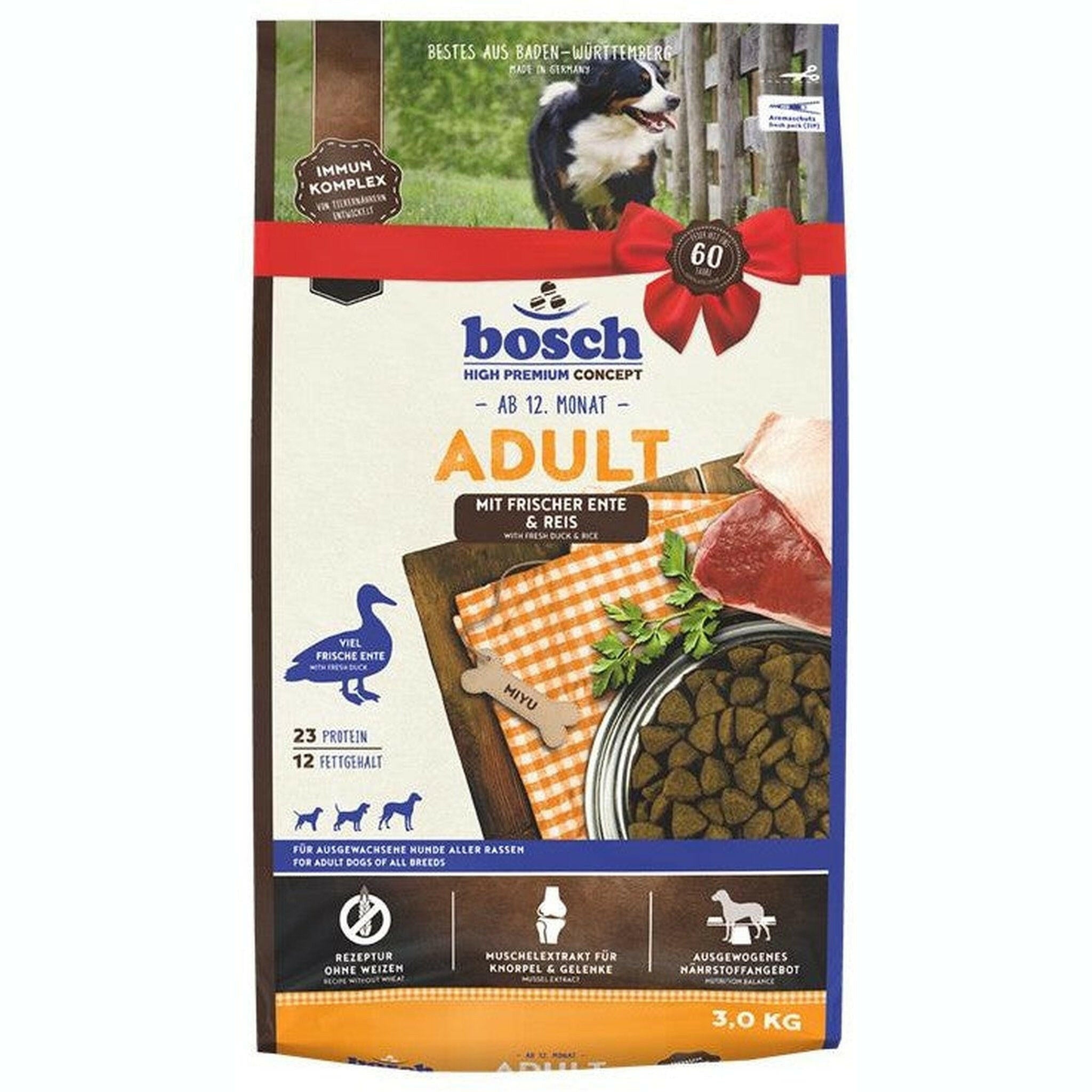bosch high premium Concept Adult Ente & Reis 3 kg