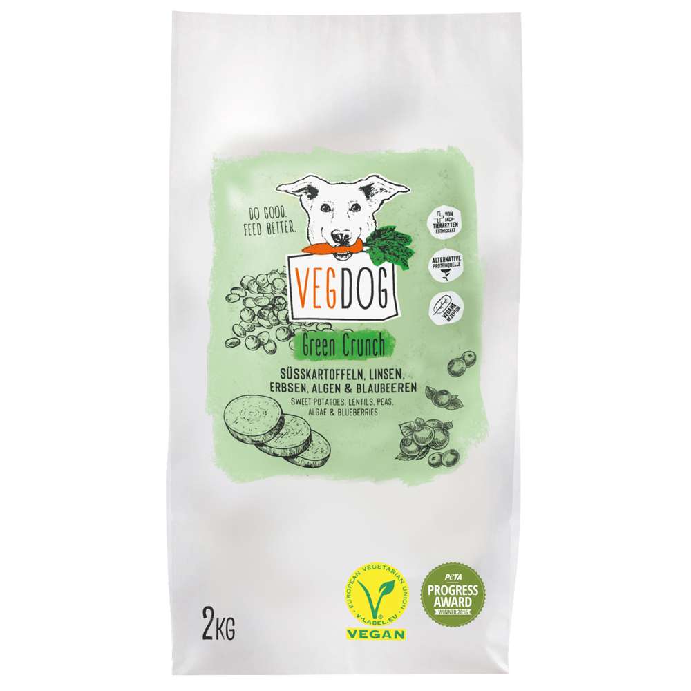 VEGDOG Trockenfutter Green Crunch 5 kg