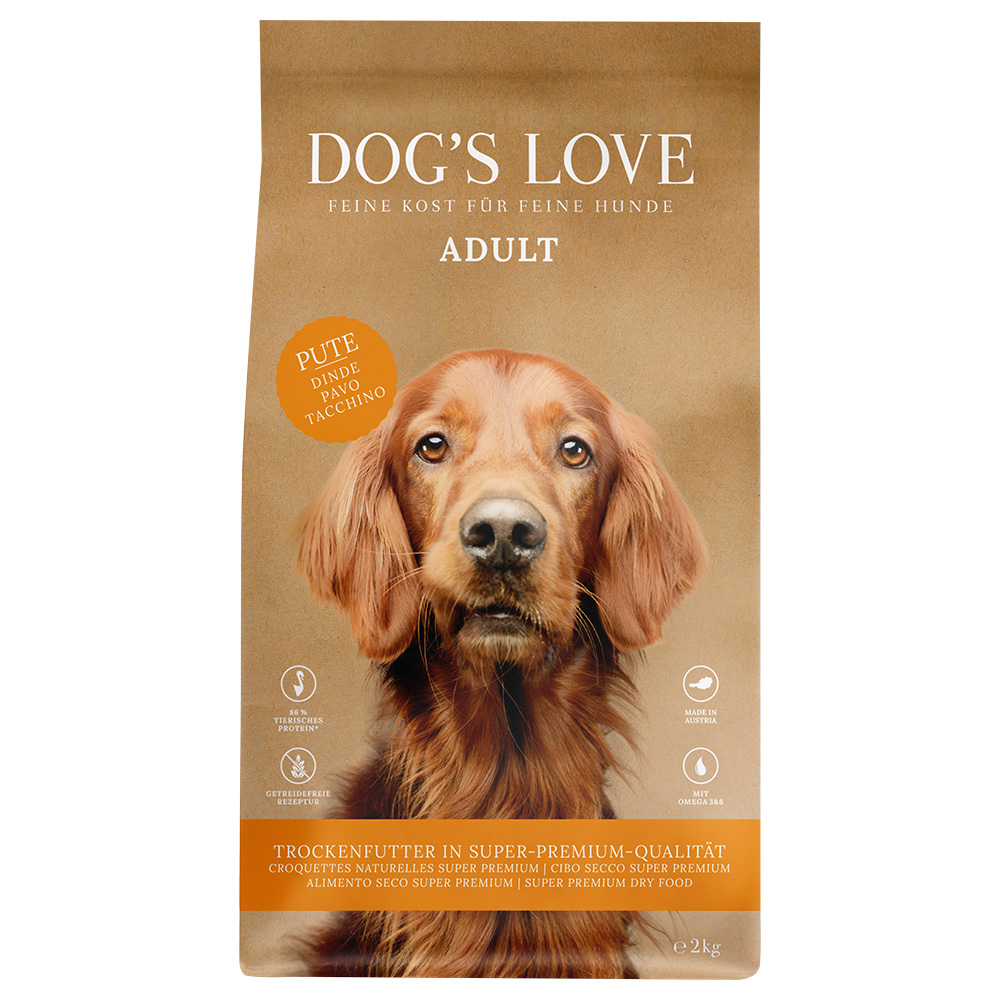 DOG'S LOVE Adult Pute 2 kg