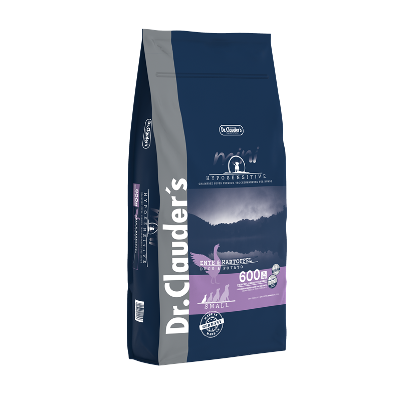 Dr. Clauder's Mini Hyposensitive Ente & Kartoffel Getreide frei 12,5 kg