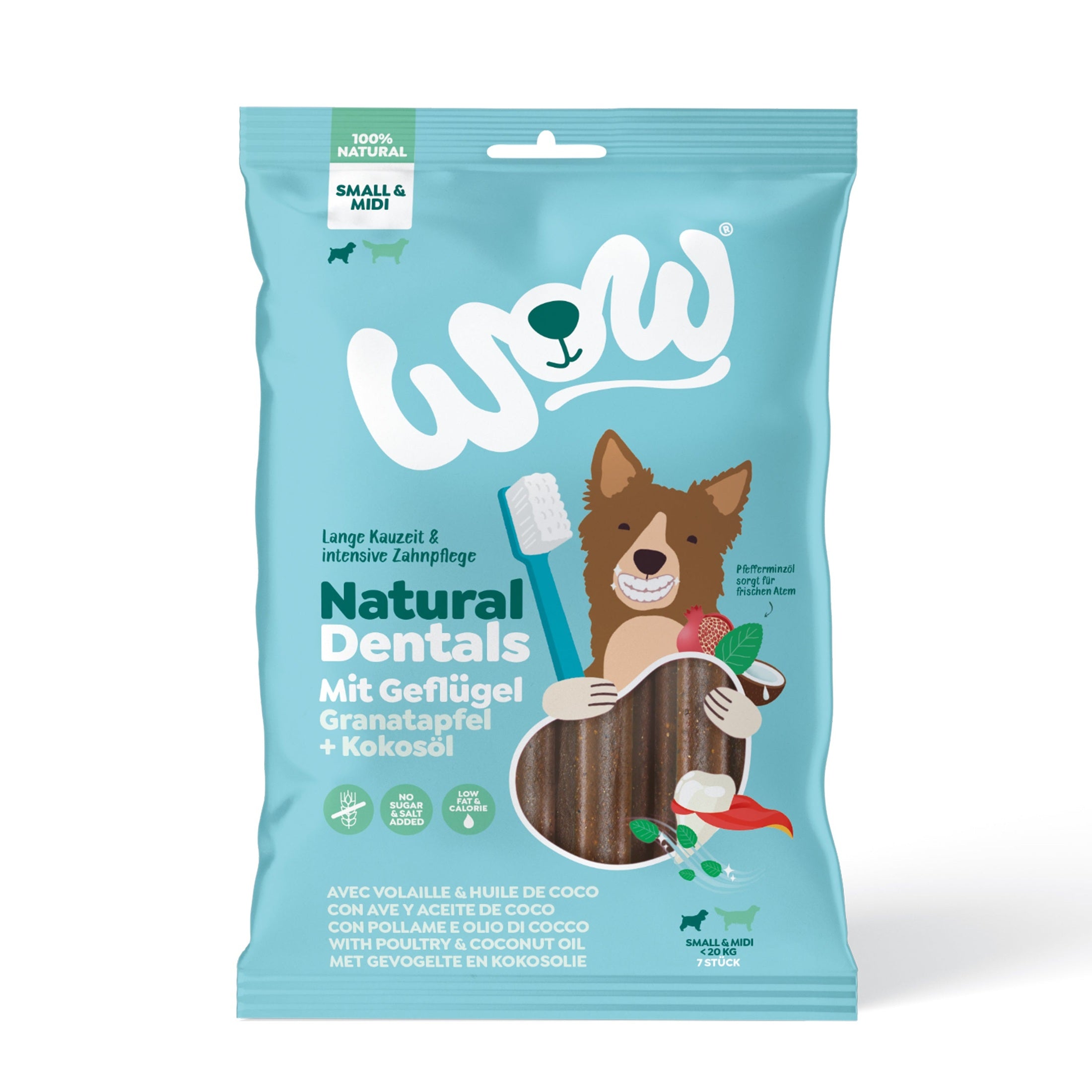 WOW Natural Dentals small/midi 180 g
