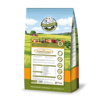 Bellfor Trockenfutter für Hunde mit Lachs und Forelle Wildbach-Schmaus - 2,5 kg