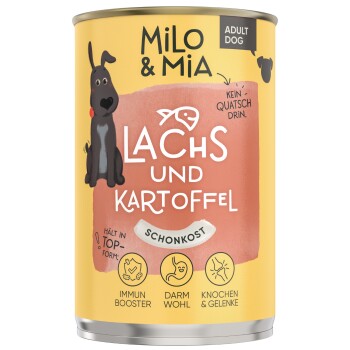 Milo & Mia Lachs & Kartoffel 24x400 g