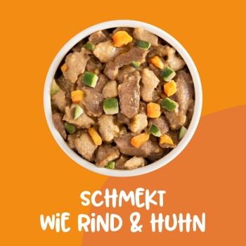 Vutter! schmeckt Wie Rind & Huhn 12x400 g