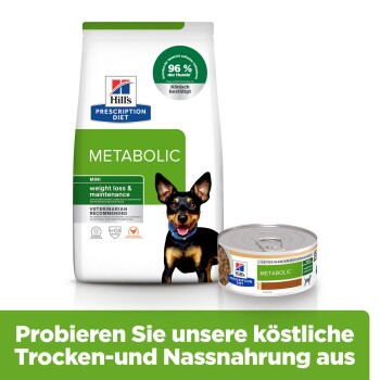 Hill's Prescription Diet Metabolic Weight Management Mini mit Huhn 2x9 kg