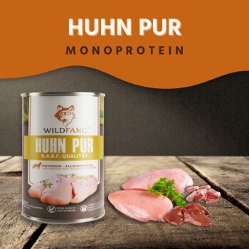 Wildfang ® Nassfutter Huhn pur BARF 400 g