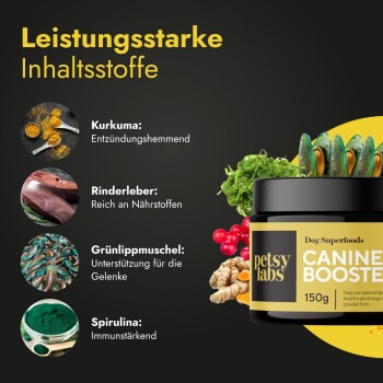 Petsy Labs Petstile Canine Booster 6 x 150g