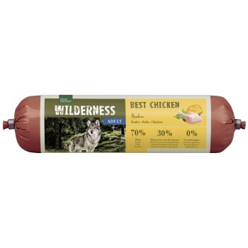 REAL NATURE WILDERNESS Wurst Adult Best Chicken, Huhn mit Buchweizen und Kürbis 24x800 g