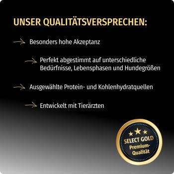 SELECT GOLD Nassfutter Hund Sensitive Adult Huhn mit Reis 48x100 g