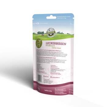 Bellfor Leckerbissen für Hunde - Wildfleisch (gefriergetrocknet) - 50 g