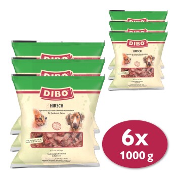 DIBO Frostfutter Hirsch 6x1 kg