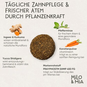 Milo & Mia Daily Bites - Dental Care Snack 600 g