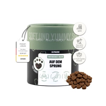 ALPHAZOO Auf Dem Sprung 60g I Funktionssnack für Gelenke & Knochen