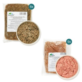 haustierkost.de Hund Welpe Frostfutter Menü 15 kg