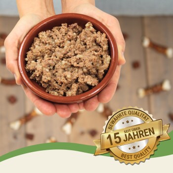 Lyra Pet Lecker.Pet Josie's Saftige Fleischmahlzeit Sensitiv mit Pute & Reis Hundefutter Nassfutter 6x400 g