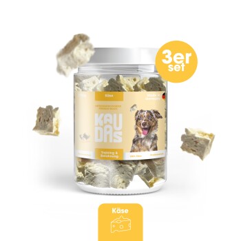 KAUDAS KäsePur Natursnack 3x150g