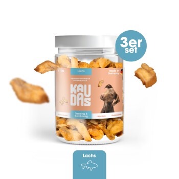 KAUDAS LachsPur Natursnack 3x50g