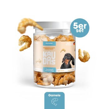 KAUDAS GarnelePur Natursnack 5x50g