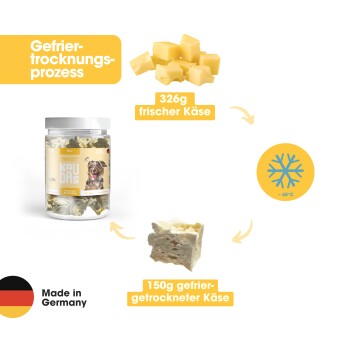 KAUDAS KäsePur Natursnack 2x150g