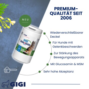GIGI VET Hunde Gelenke & Knochen Pulver 500 g