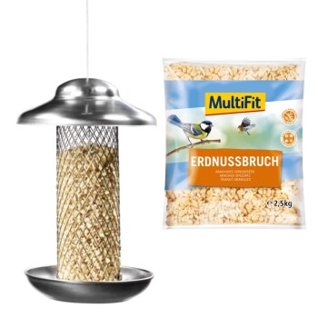 AniOne Futtersäule Erdnüsse mit MultiFit Erdnussbruch