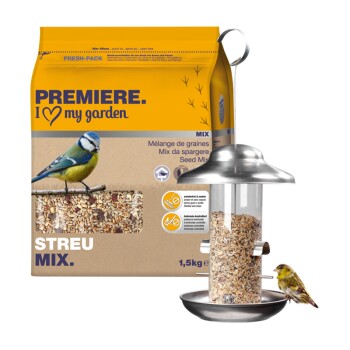 AniOne Futtersäule mit Premiere Streu-Mix