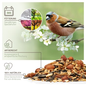 wildtier liebe Futtertraum Vogelfutter Vitalmix 5kg