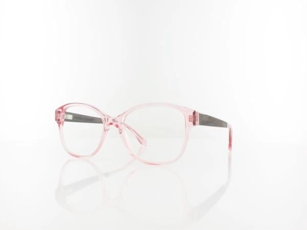 WOOD FELLAS Rosenberg 10993 black/oak, inkl. Gläser, Cat Eye Brille, Damen
