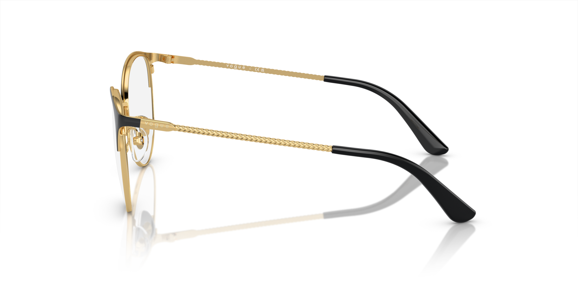 VOGUE Eyewear VO 4108 280, inkl. Gläser, Cat Eye Brille, Damen