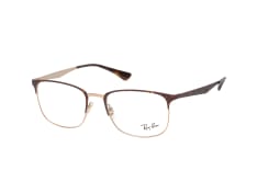 Ray-Ban RX 6421 3001 small, inkl. Gläser, Quadratische Brille, Unisex