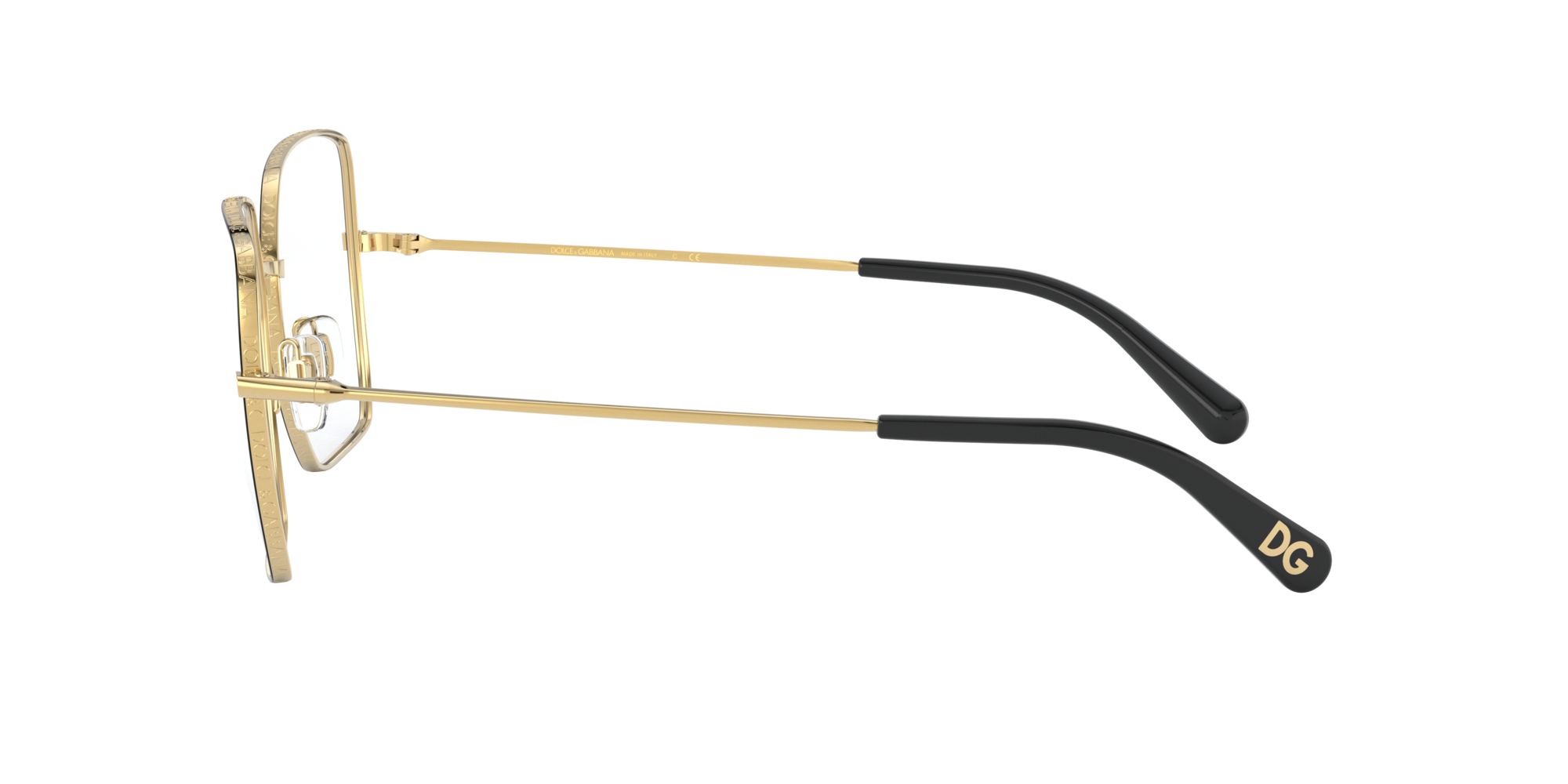 Dolce&Gabbana DG 1323 1334, inkl. Gläser, Quadratische Brille, Damen