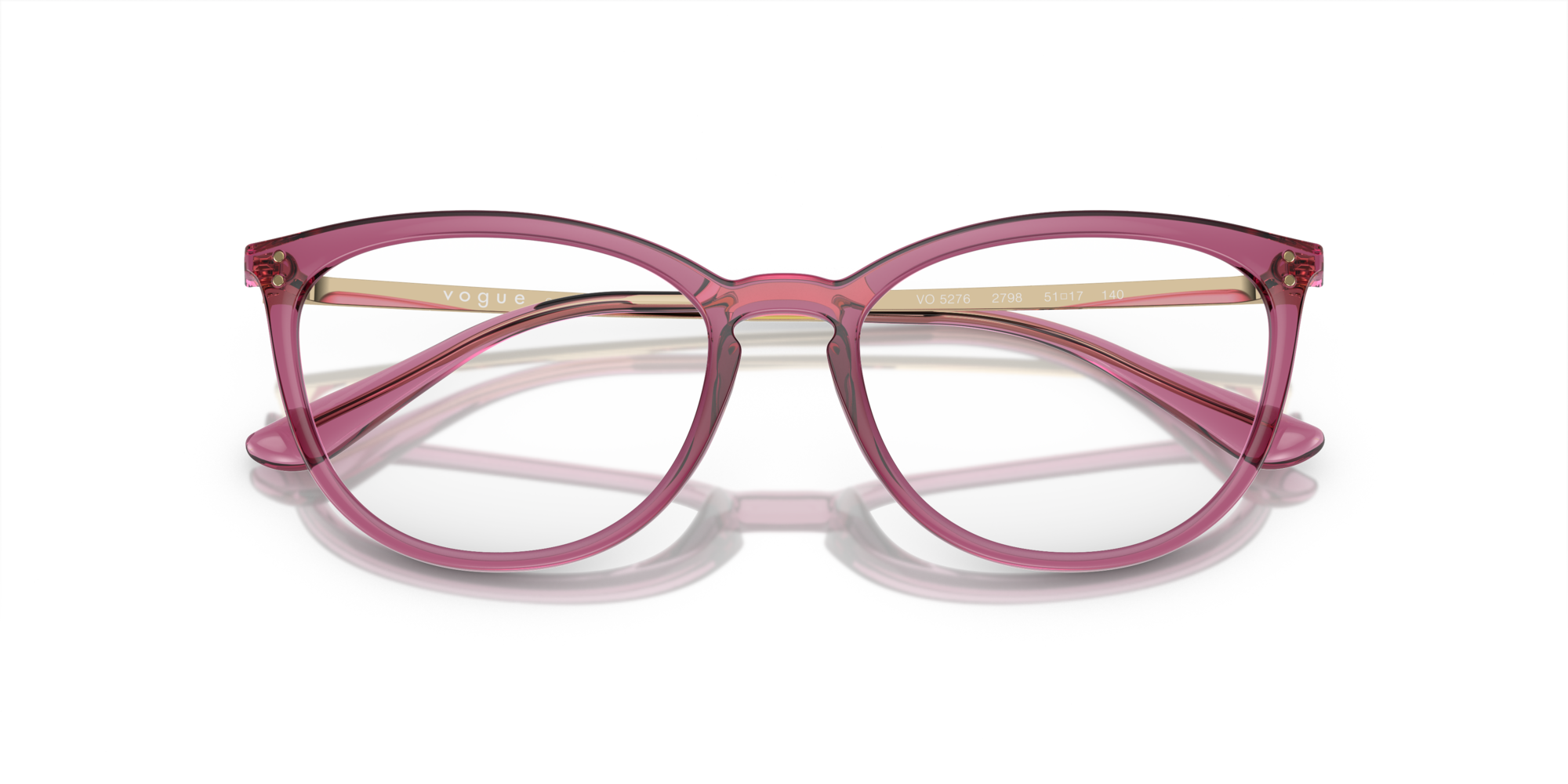 VOGUE Eyewear VO 5276 2798, inkl. Gläser, Cat Eye Brille, Damen