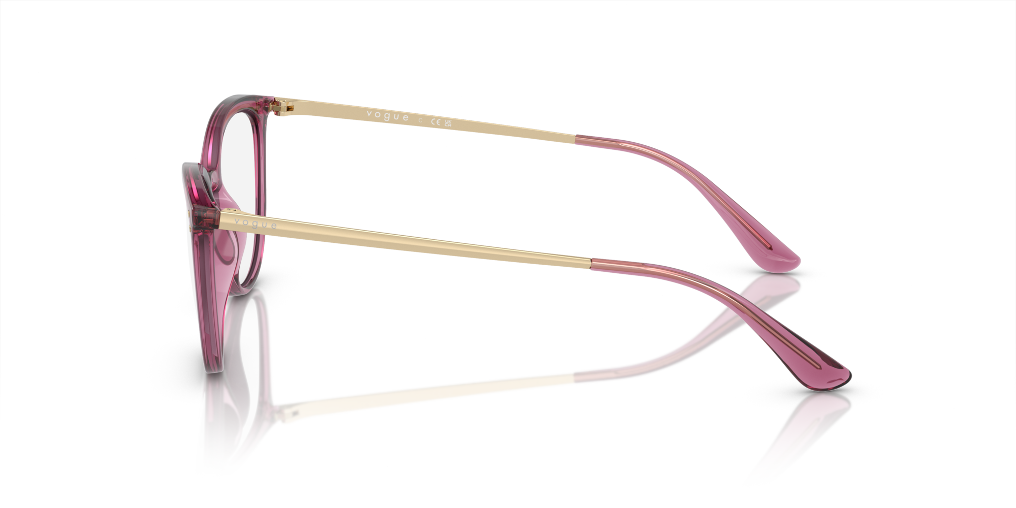 VOGUE Eyewear VO 5276 2798, inkl. Gläser, Cat Eye Brille, Damen