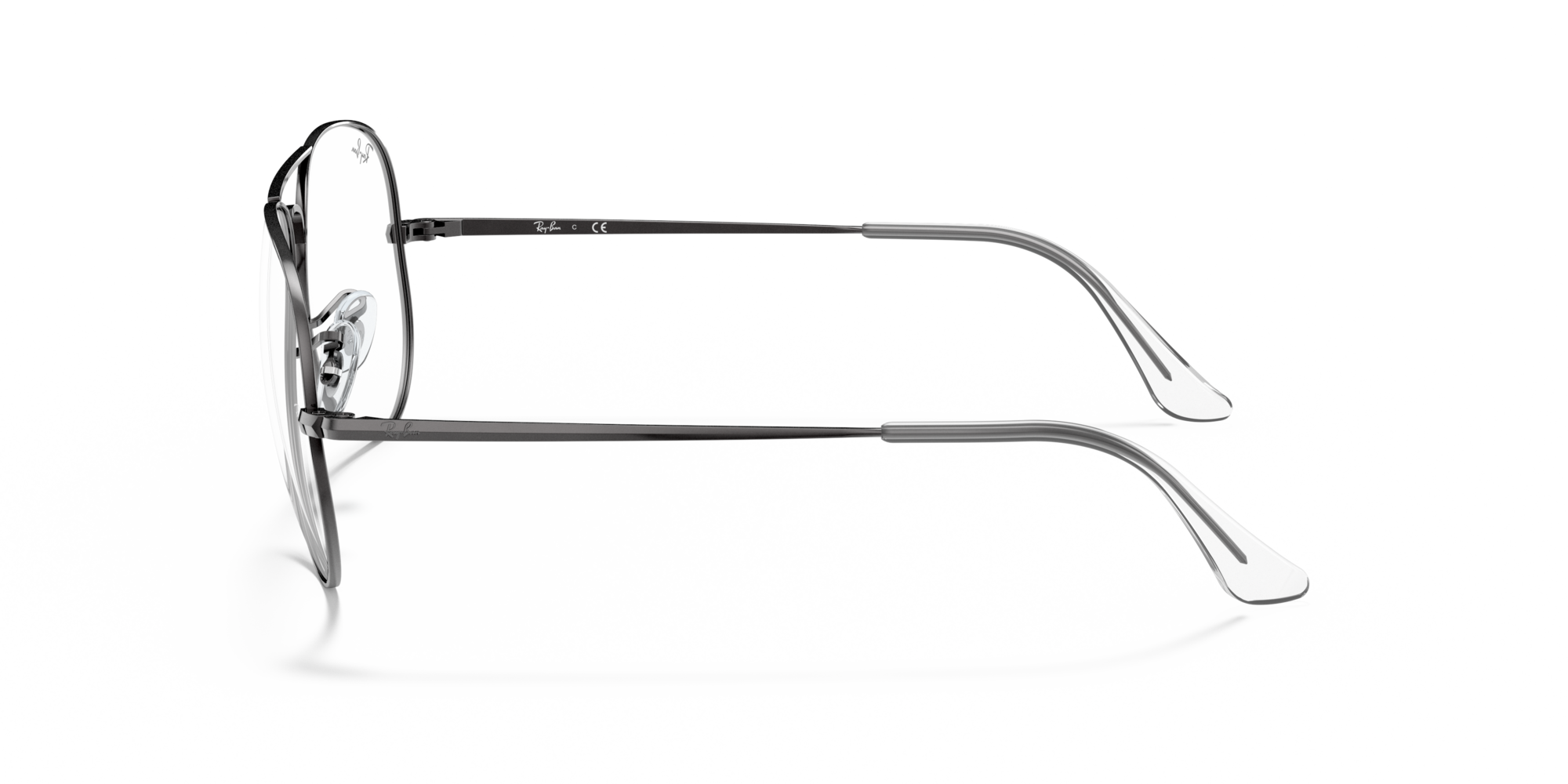 Ray-Ban Aviator RX 6489 2502, inkl. Gläser, Aviator Brille, Unisex