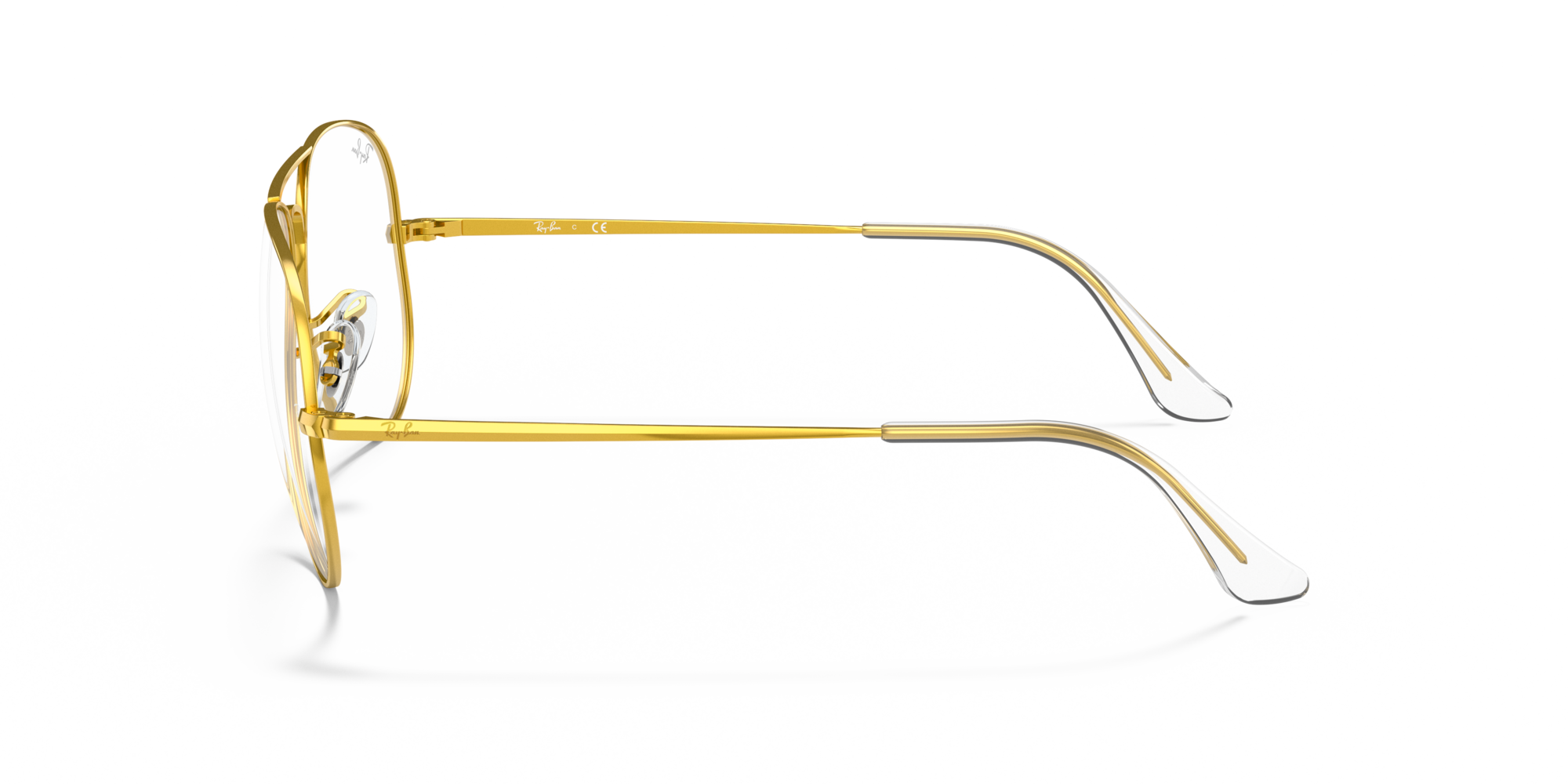 Ray-Ban Aviator RX 6489 3086, inkl. Gläser, Aviator Brille, Unisex