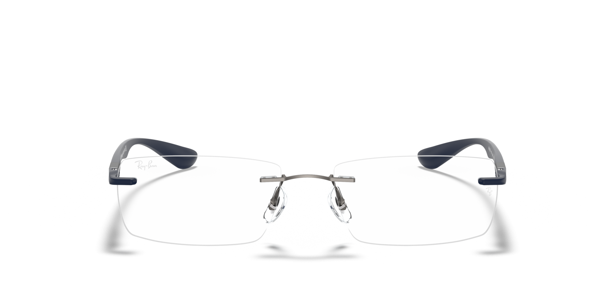 Ray-Ban RX 8724 1217, inkl. Gläser, Rechteckige Brille, Unisex