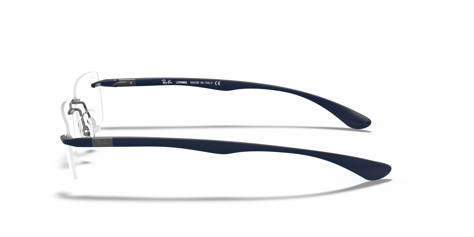 Ray-Ban RX 8724 1217, inkl. Gläser, Rechteckige Brille, Unisex