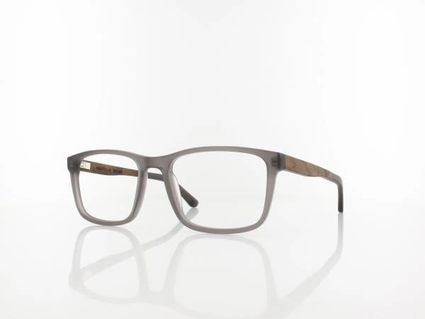 WOOD FELLAS Eysome 11019 6727, inkl. Gläser, Quadratische Brille, Herren