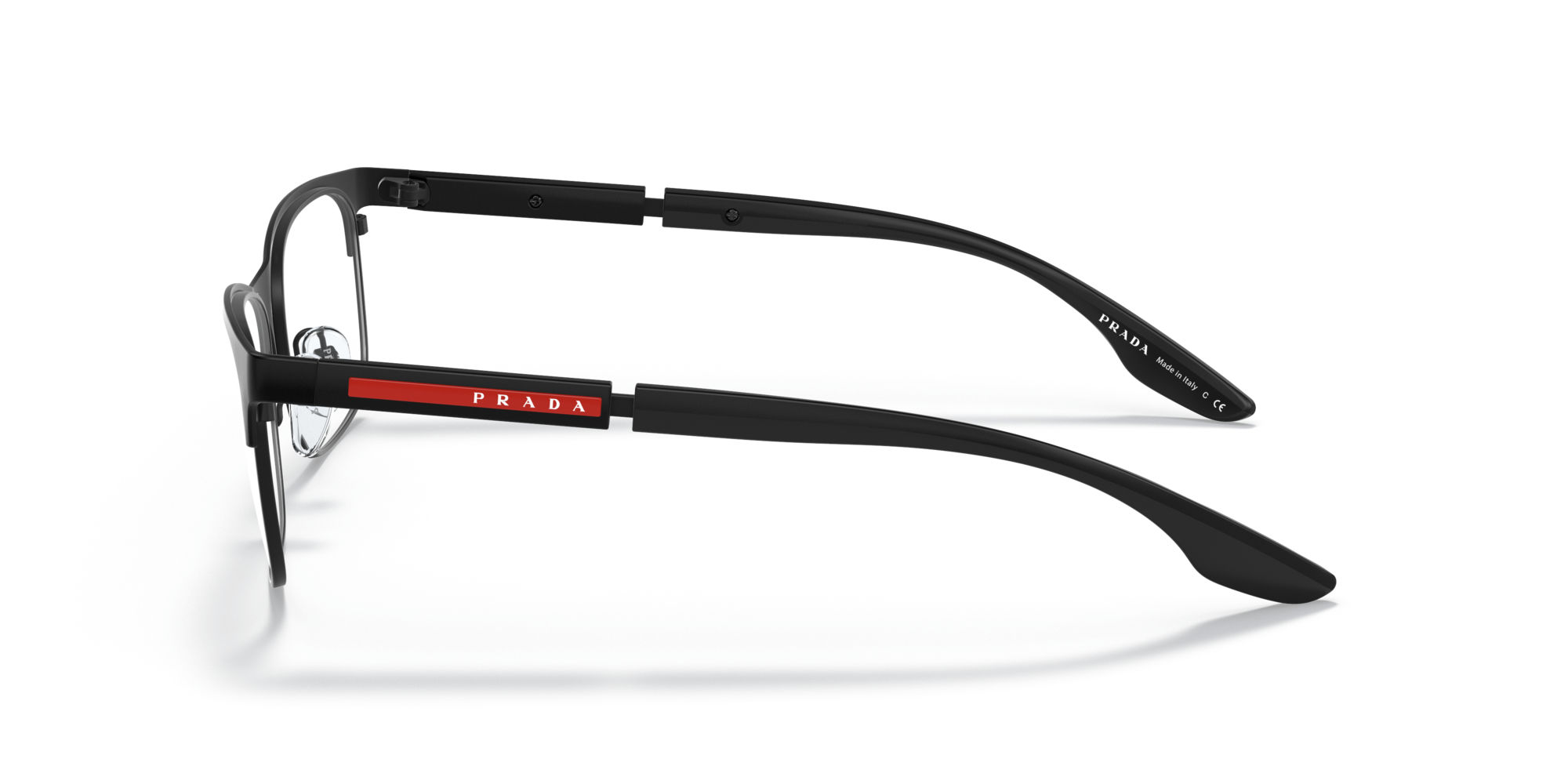 Prada Linea Rossa PS 52NV DG01O1, inkl. Gläser, Rechteckige Brille, Herren