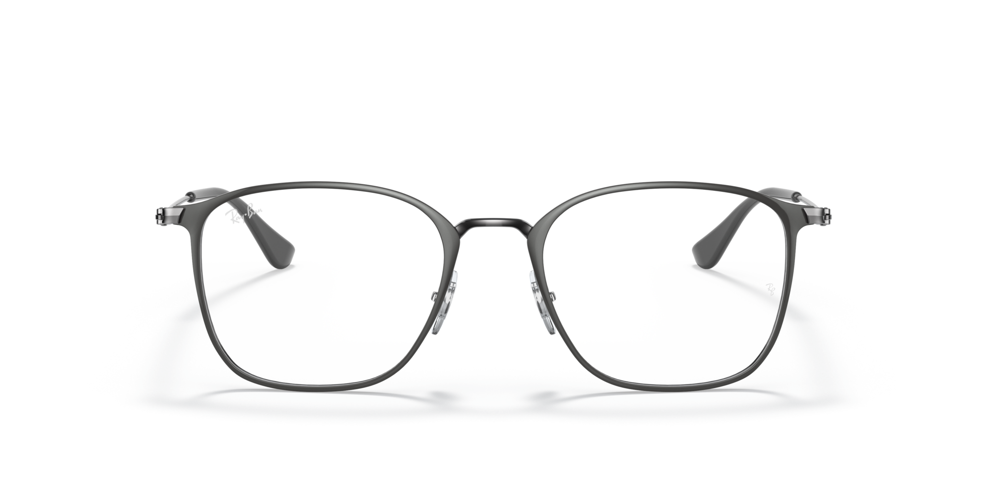 Ray-Ban RX 6466 3102, inkl. Gläser, Quadratische Brille, Unisex