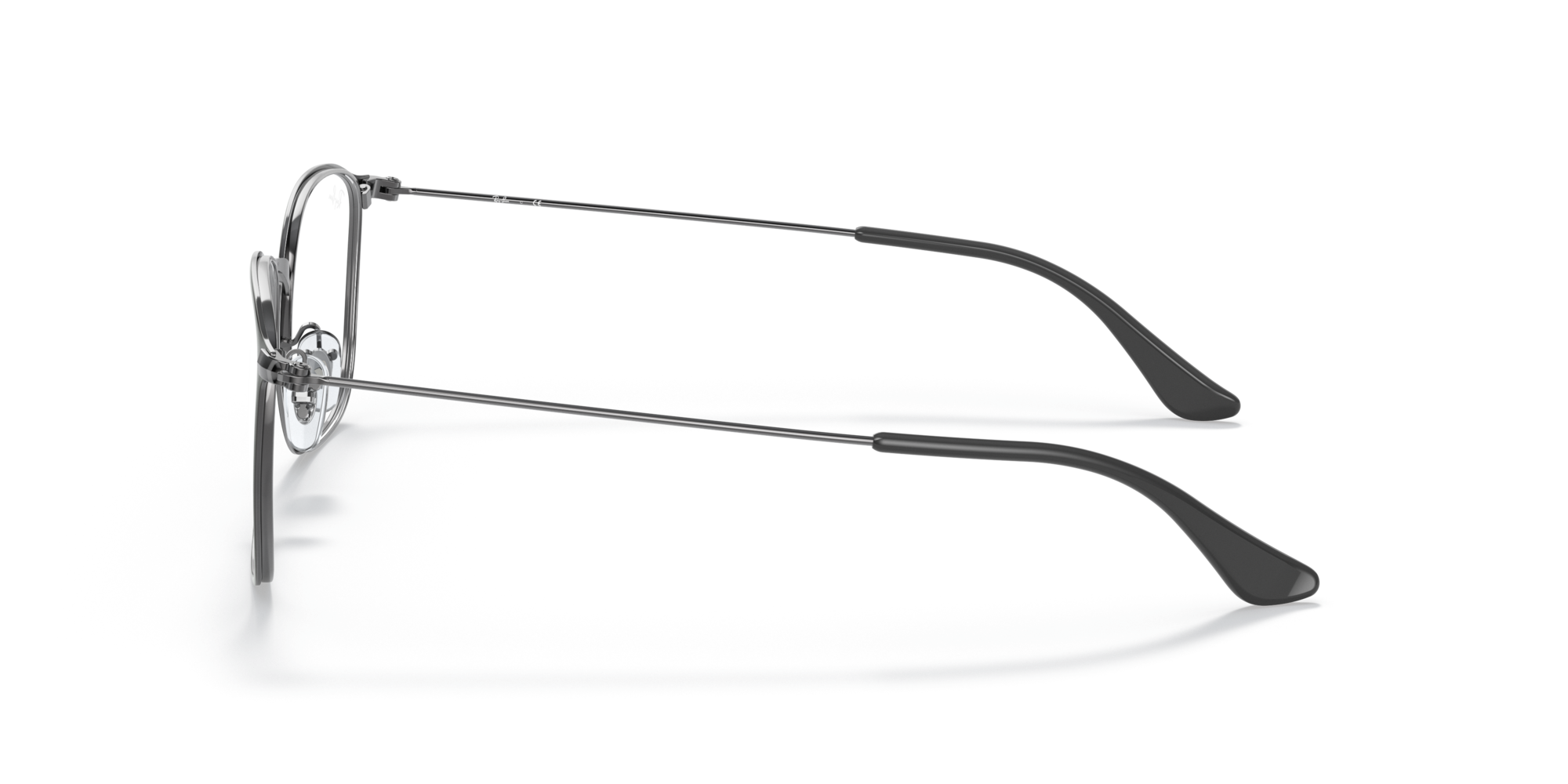 Ray-Ban RX 6466 3102, inkl. Gläser, Quadratische Brille, Unisex