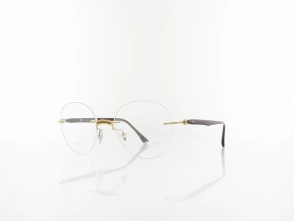 Ray-Ban RX 8768 1194, inkl. Gläser, Runde Brille, Unisex