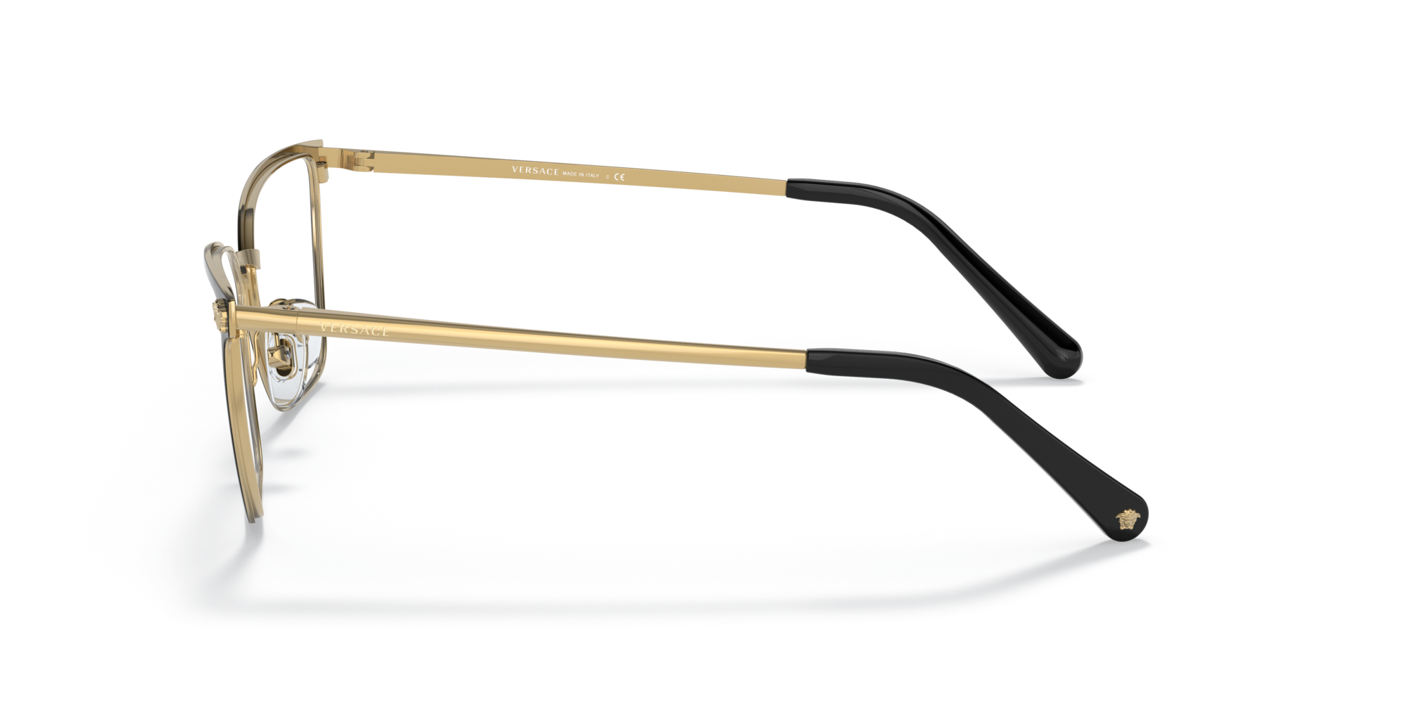 Versace VE 1275 1433, inkl. Gläser, Quadratische Brille, Damen